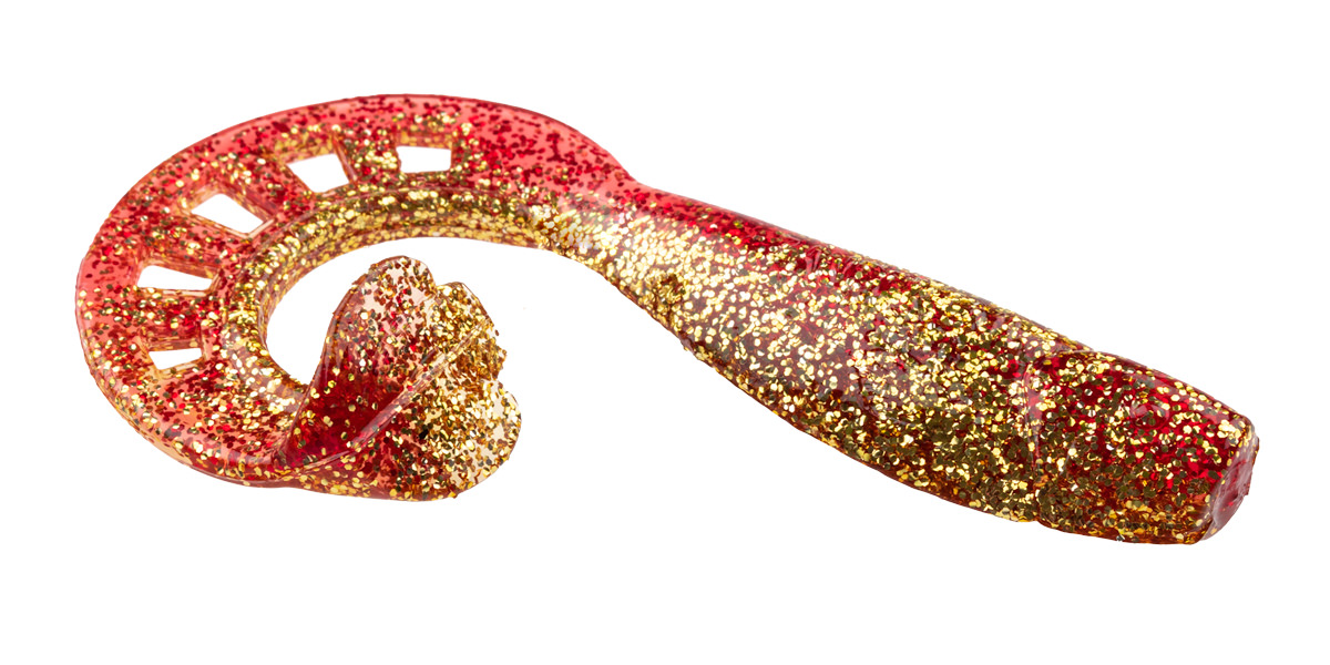ProfiBlinker Zandertail Größe E 11,5cm Rot-Metallic / 4er Pack 