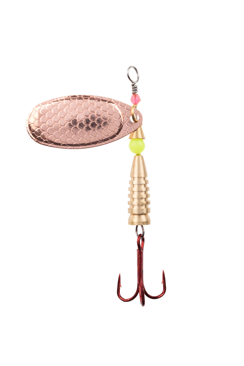 ProfiBlinker Prollex-French Style Weitwurf Spinner / Schuppen-Kupfer / Größe 5 / 15g 
