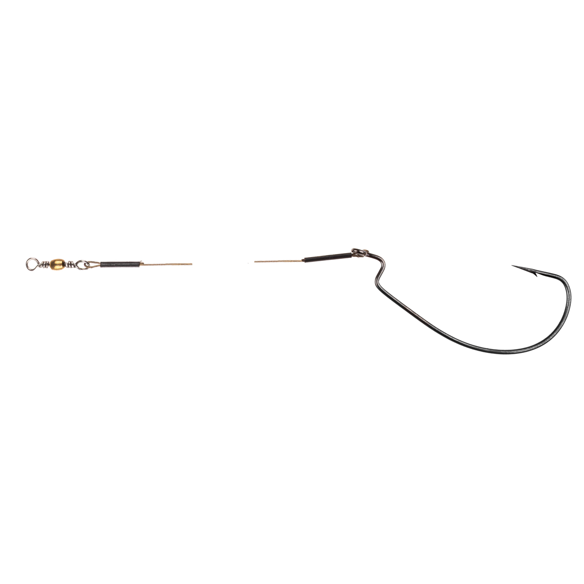 ProfiBlinker Soft-Wire Montage 7x7 mit Offset Haken Größe 5/0 / 50cm / Tragkraft 12kg / 2er Pack