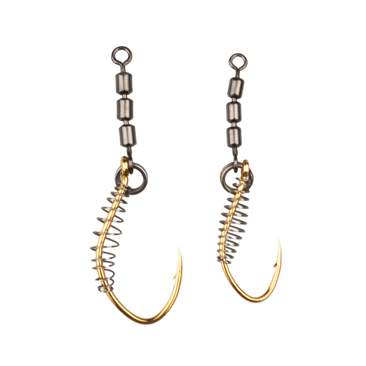 ProfiBlinker Trout Bait Rotator Hooks Antidrall / Wahnsinnshaken mit Teigspirale / Hakengröße 8+10 / Wirbelgröße 18+20 / 2 Stück