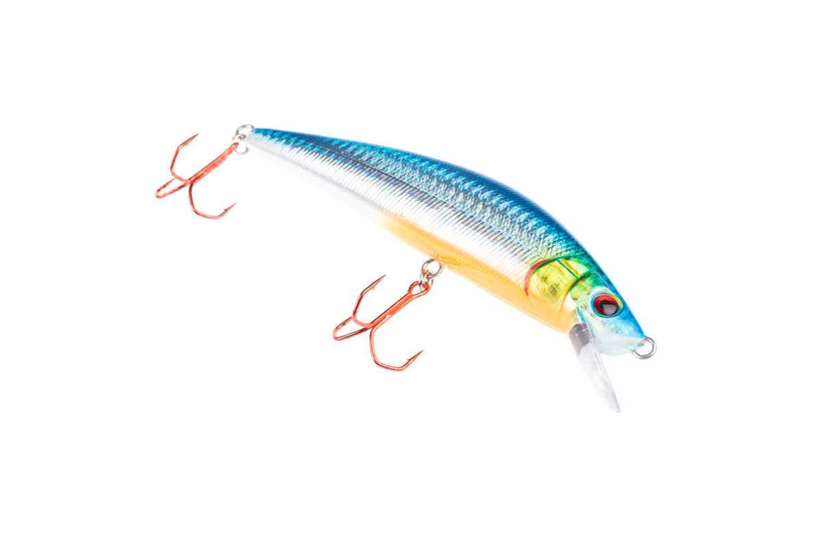 ProfiBlinker Go Up Wobbler (Flachläufer) Ozean-Blau / Größe 11cm mit 2 Drillingen