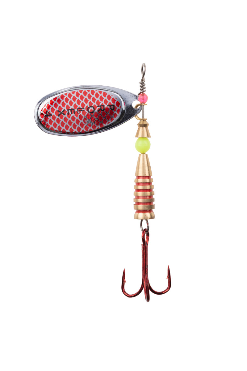 ProfiBlinker Prollex-French Style Weitwurf Spinner / Silber-Rot / Größe 1 / 4g 