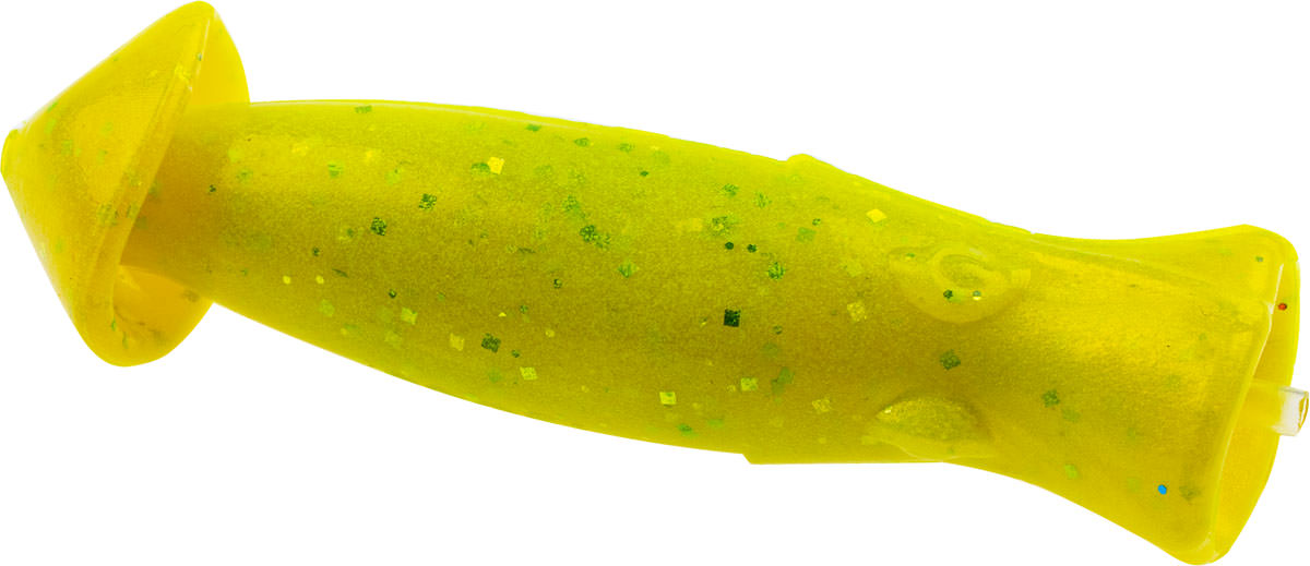 ProfiBlinker Plopper Größe 7cm Fluo-Grün / Grün-Metallic / 2er Pack 