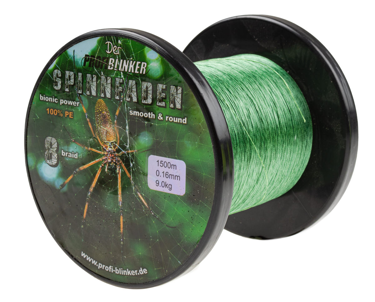 ProfiBlinker Spinnfaden algengrün 0,23mm / Tragkraft 13,5kg / 1500m 