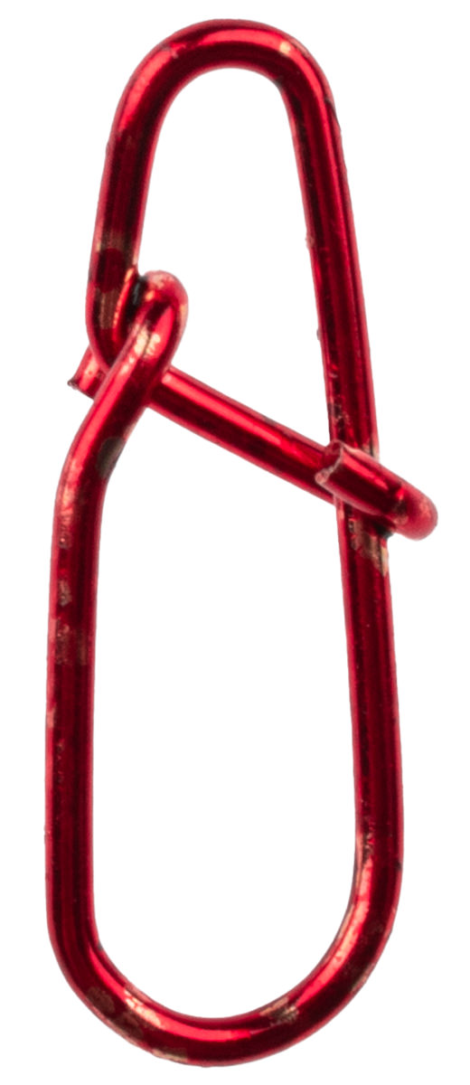 ProfiBlinker High Energy XXX-Strong Revolution Snap Kunstköder-Karabiner in Rot / Tragkraft 53,3 kg / Größe 10 / 10er Pack