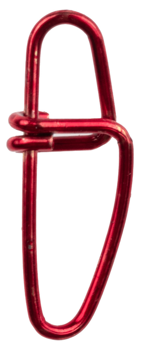 ProfiBlinker High Energy XXX-Strong Duolock Snap Kunstköder-Karabiner in Rot / Tragkraft 17,1 kg / Größe 16 / 10er Pack