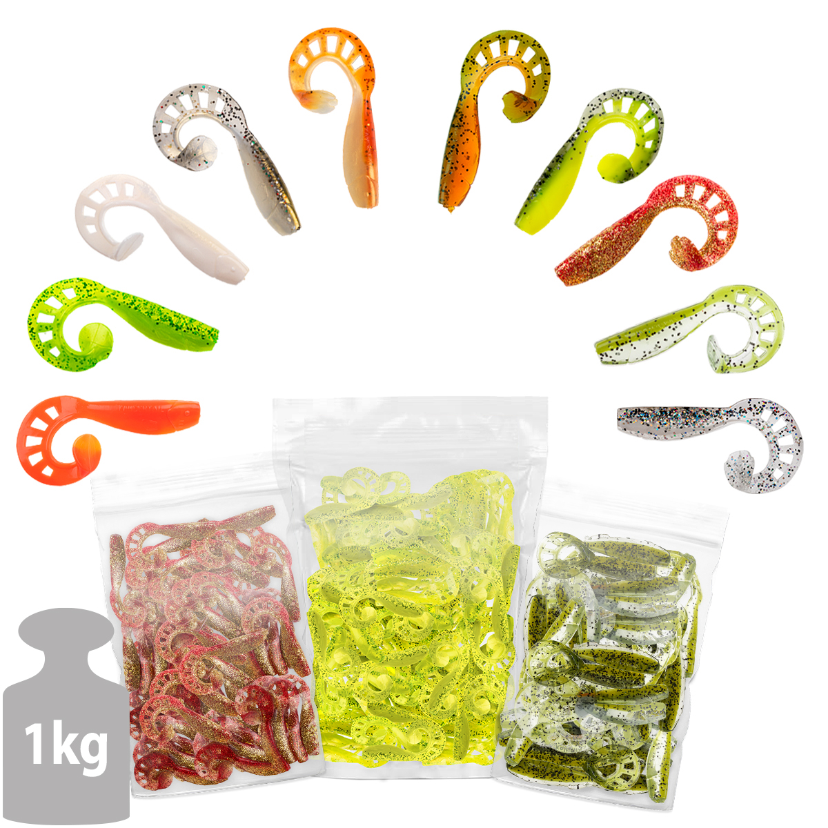 Profiblinker Zandertail im 1 kg Pack 