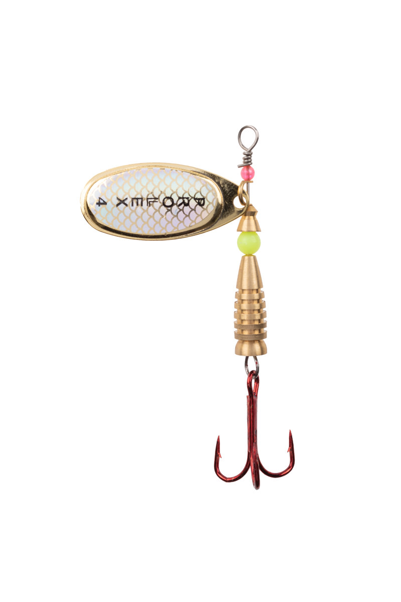 ProfiBlinker Prollex-French Style Weitwurf Spinner / Gold-Silber / Größe 3 / 8g 
