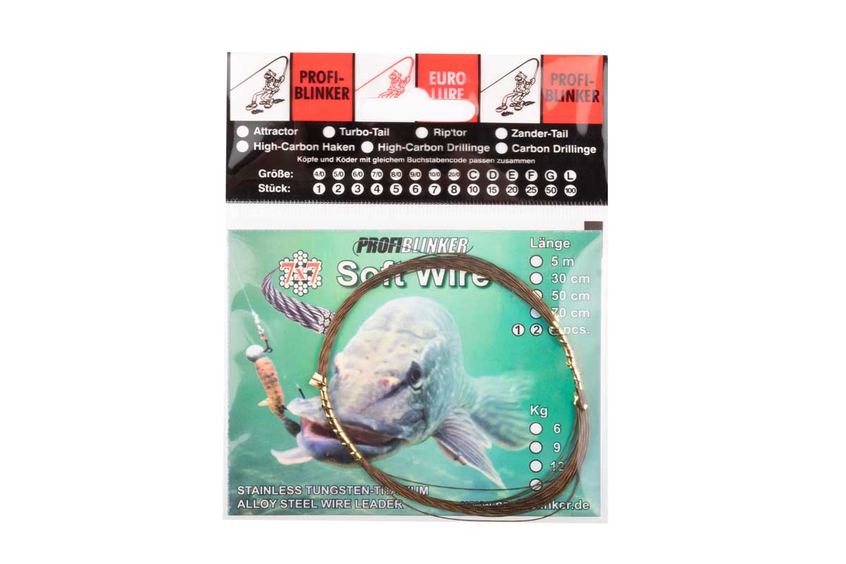 ProfiBlinker Soft-Wire Stahlvorfächer / 5 Meter / 12kg Tragkraft 