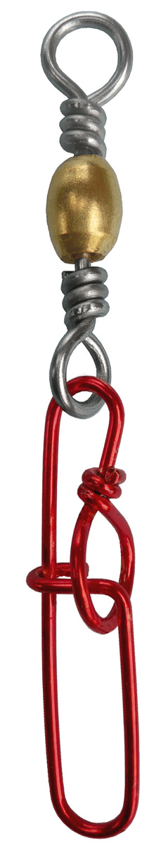 ProfiBlinker High Energy XXX-Strong Ringlock Kunstköder-Wirbel in Rot / Größe 3/0 / 3er Pack 