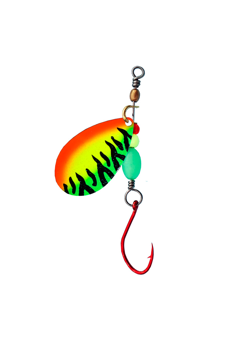 ProfiBlinker Anti-Twist Sbiro Spinner / Firetiger / Größe 3 / 1,3g / 1 Stück 