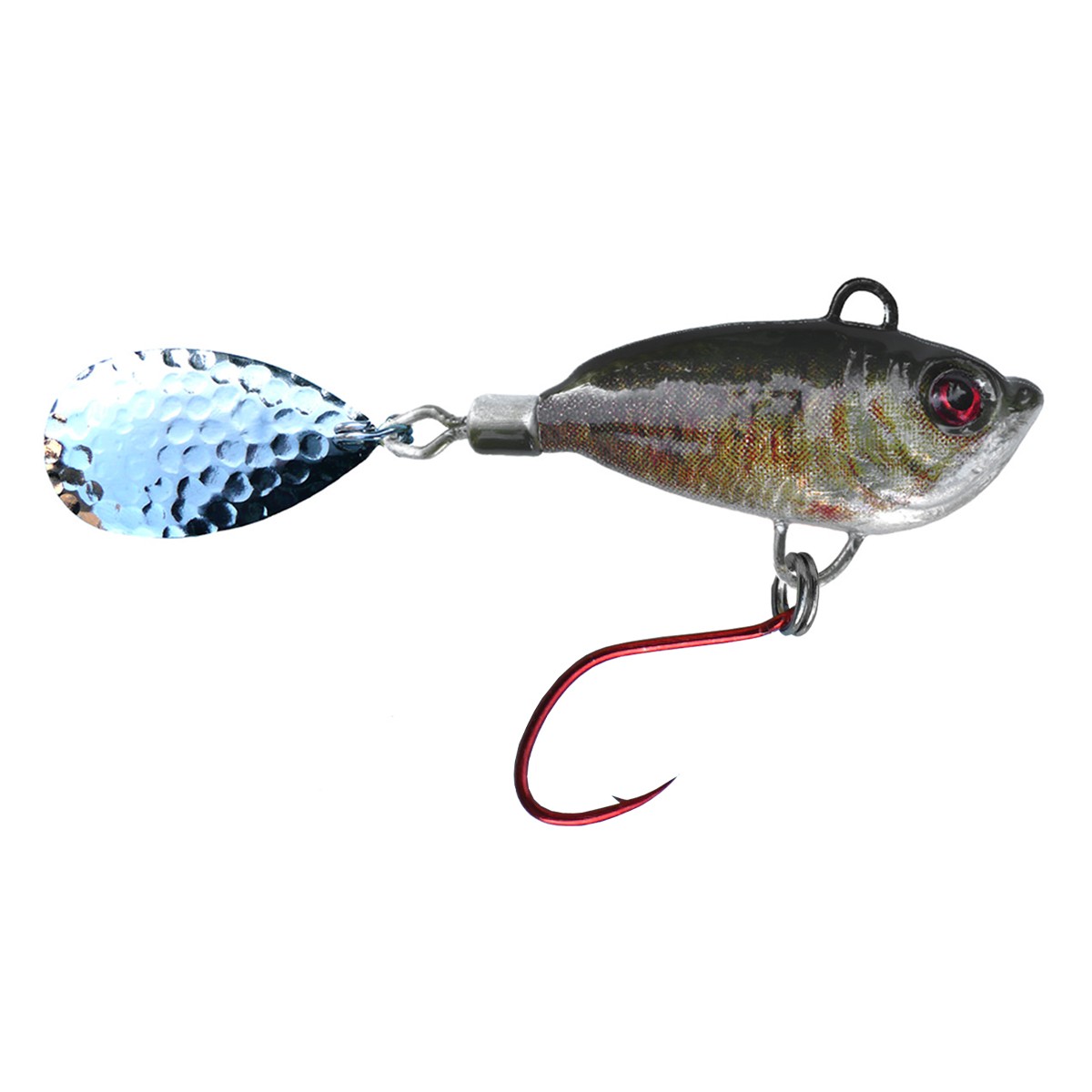 ProfiBlinker Trout Professional Spinner-Jig mit Einzelhaken Weißfisch / Silber Blatt / 7g / 1 Stück