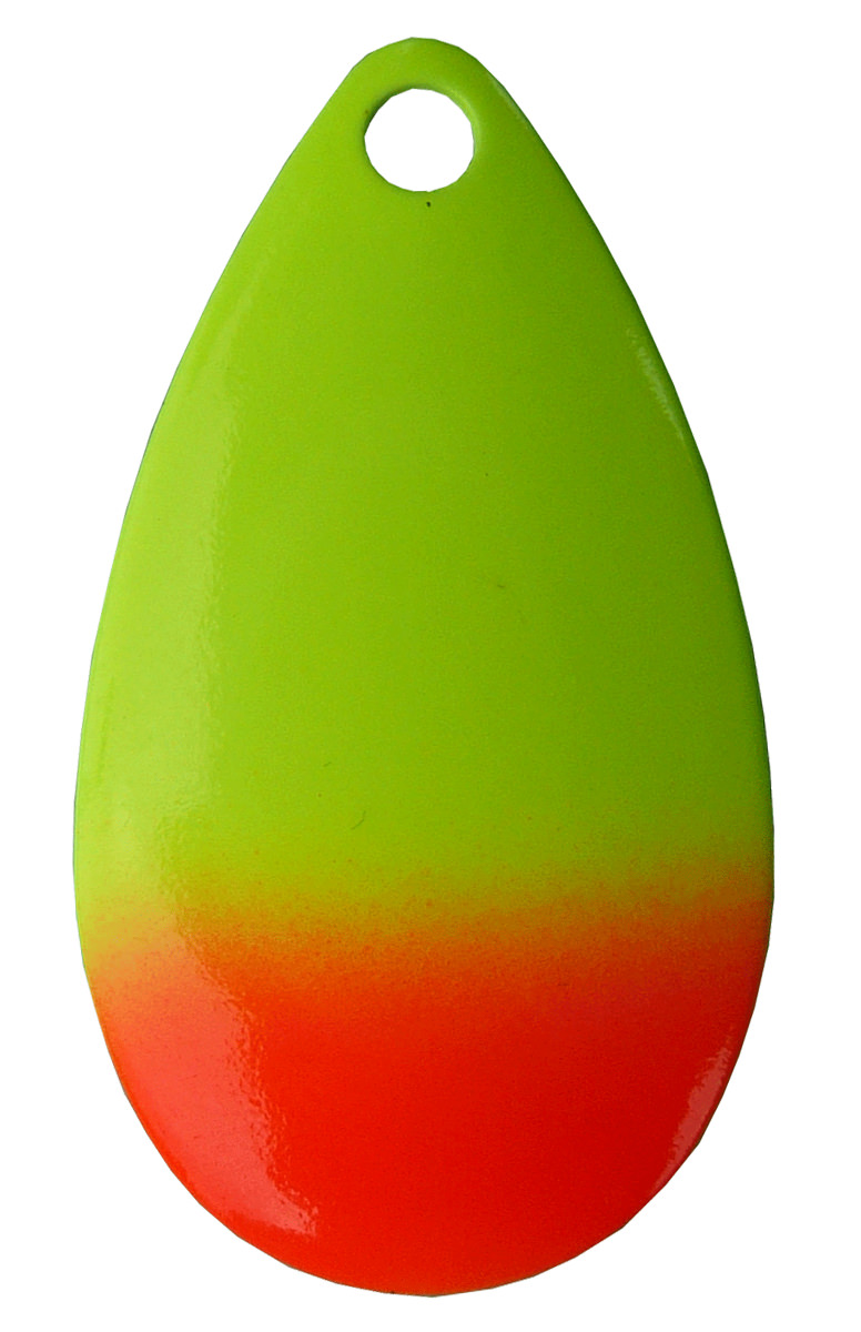 ProfiBlinker Spinnerblatt Tropfen / Fluo-Lackierung / Größe 9 / 60mm / 1 Stück 