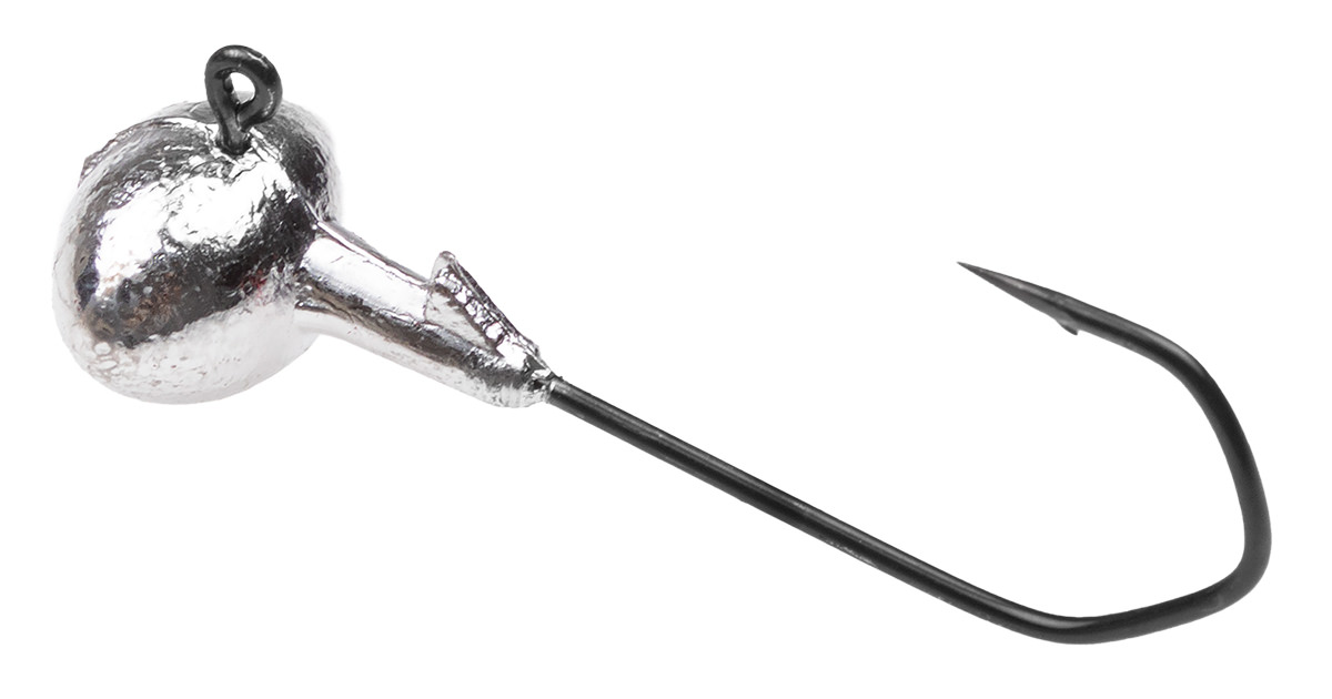 ProfiBlinker Football-Jig Olivenkopf mit High-Carbon Haken in Schwarz Größe C / mittel / 7g / 5er Pack