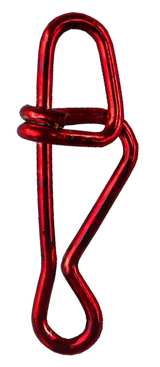 ProfiBlinker High Energy XXX-Strong Super Duolock Snap Kunstköder-Karabiner in Rot / Größe 12 / 5er Pack