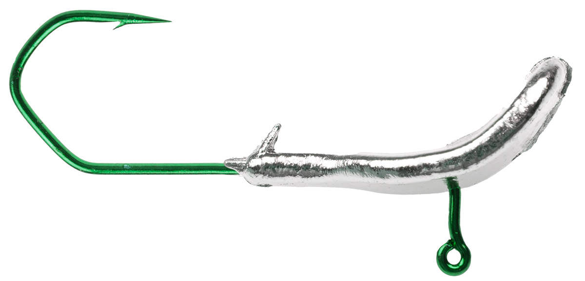 ProfiBlinker Flachkopf-Twister in Grün / Größe F / schwer / 11g / 4er Pack 