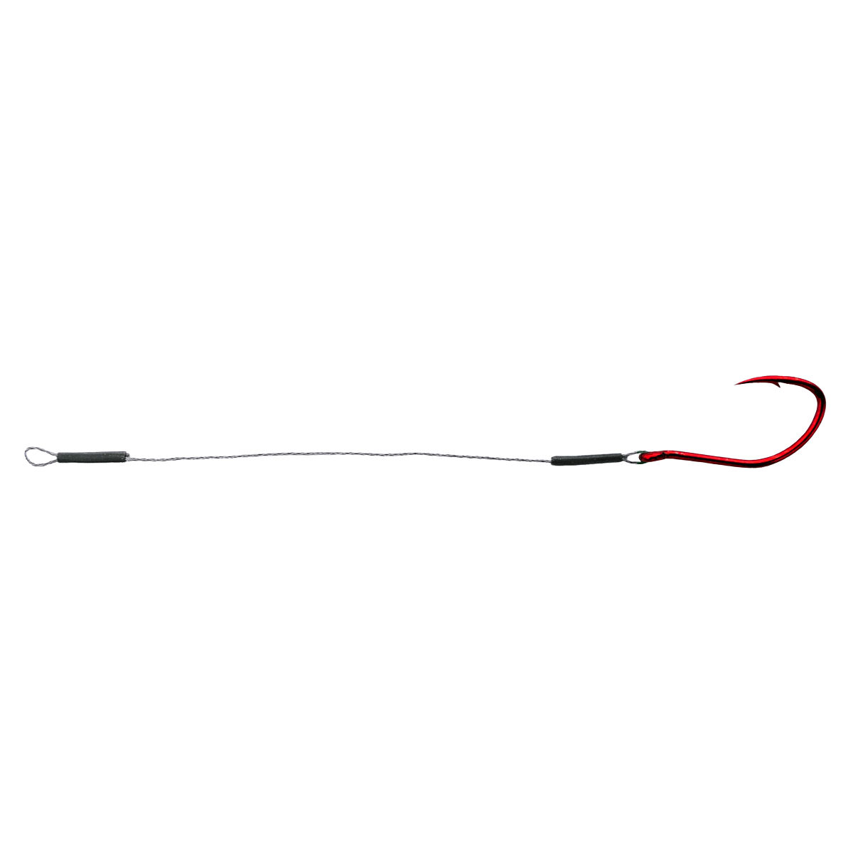 ProfiBlinker Dropshot-Stahlvorfach / Stinger mit Wahnsinnshaken / 15kg / 14cm / 2er Pack 