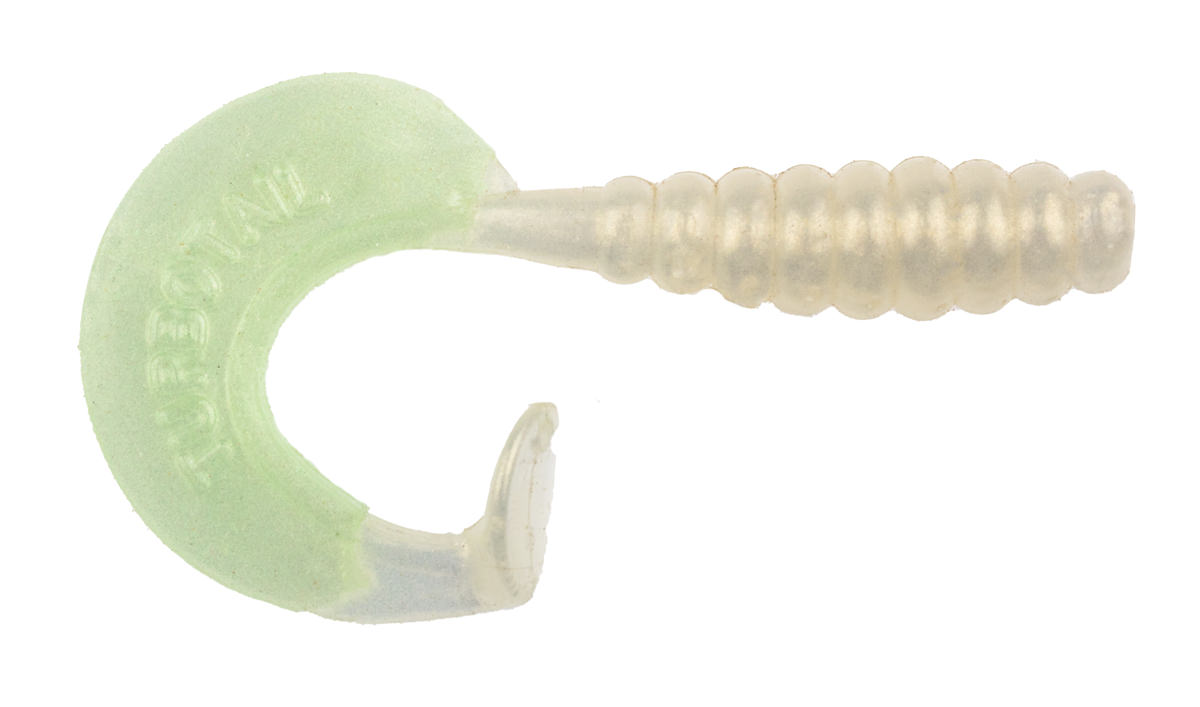 ProfiBlinker Turbotail Größe B 6,5cm Perl / Perlmutt-Weiß / Gold-Metallisierend / 125er Pack 