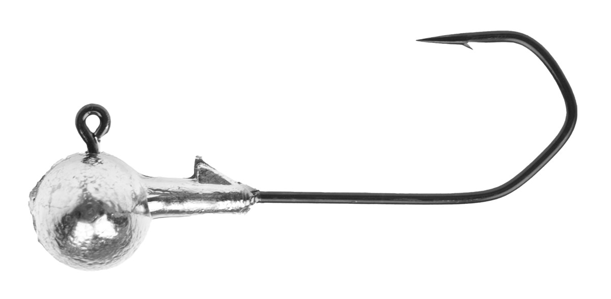 ProfiBlinker Football-Jig Olivenkopf mit High-Carbon Haken in Schwarz Größe C / mittel / 7g / 5er Pack