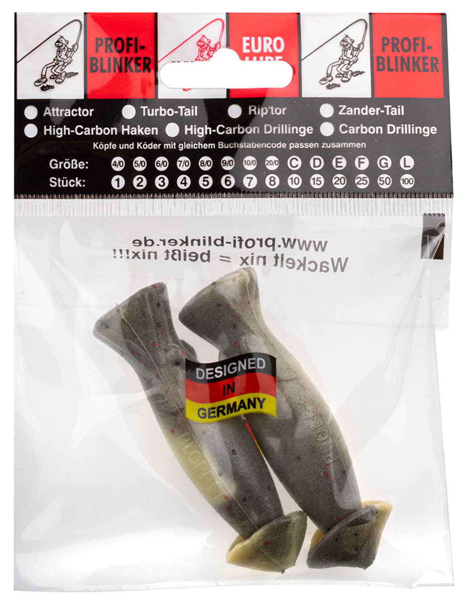 ProfiBlinker Plopper Größe 7cm Perl Perlmutt-Weiß / Gold-Metallisierend / 2er Pack 