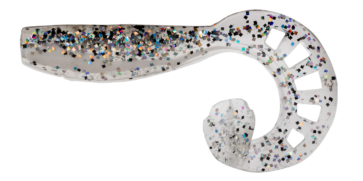 ProfiBlinker Zandertail Größe D 10cm Kristall-Weiß / 5er Pack 