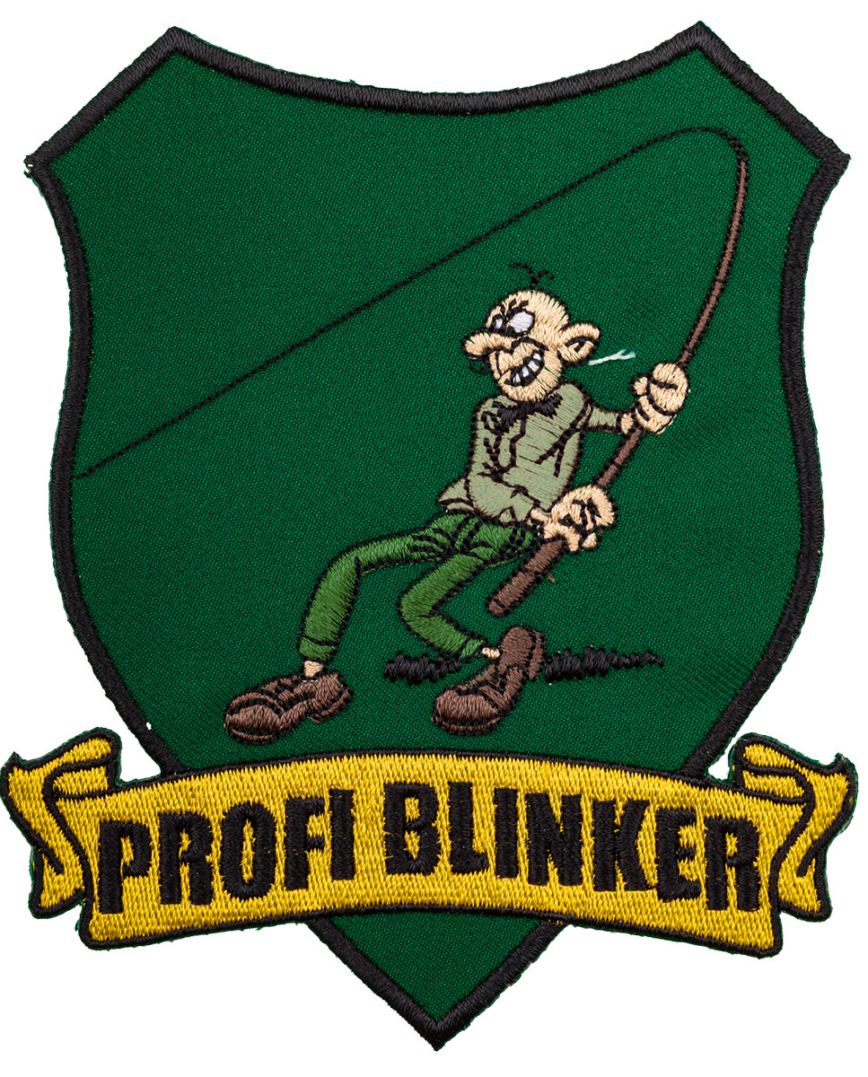 ProfiBlinker Aufnäher dunkelgrün Original-Logo 