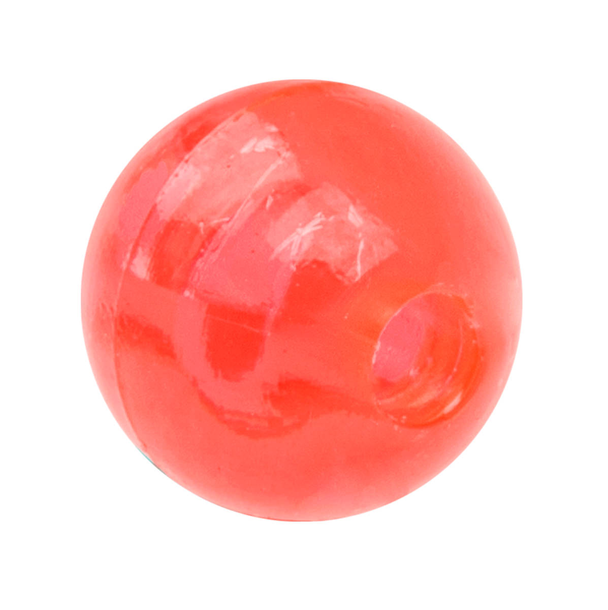 ProfiBlinker Plastik-Kugeln Rote Fluo-Lackierung / Größe / 2mm / 50er Pack 