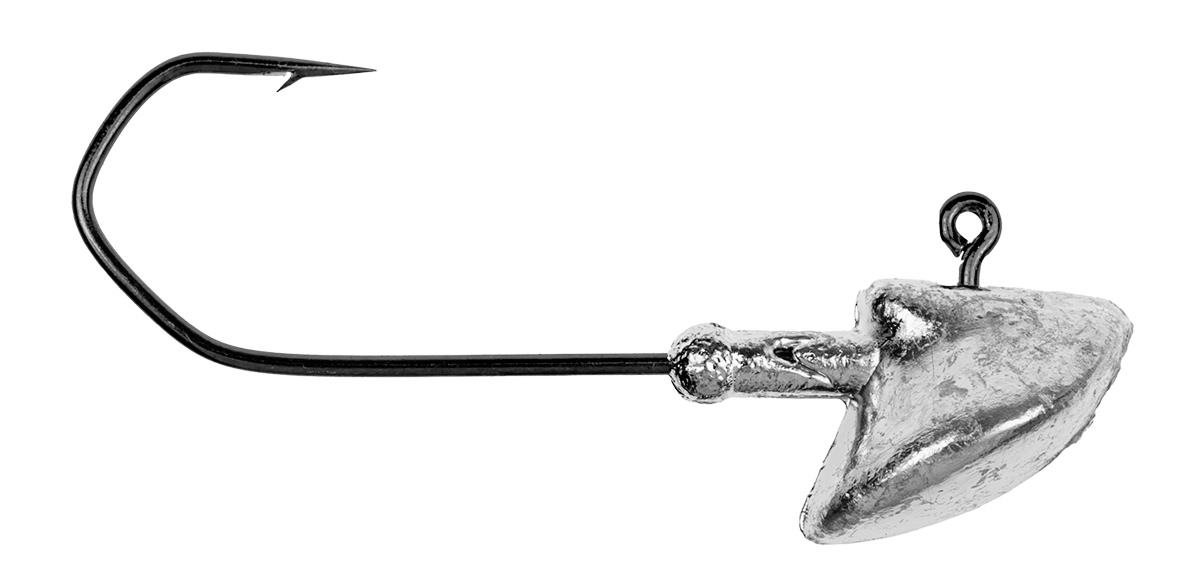 ProfiBlinker Erie-Stand-up-Jig mit High-Carbon Haken in Schwarz / Größe A / mittel / 3,5g / 4er Pack