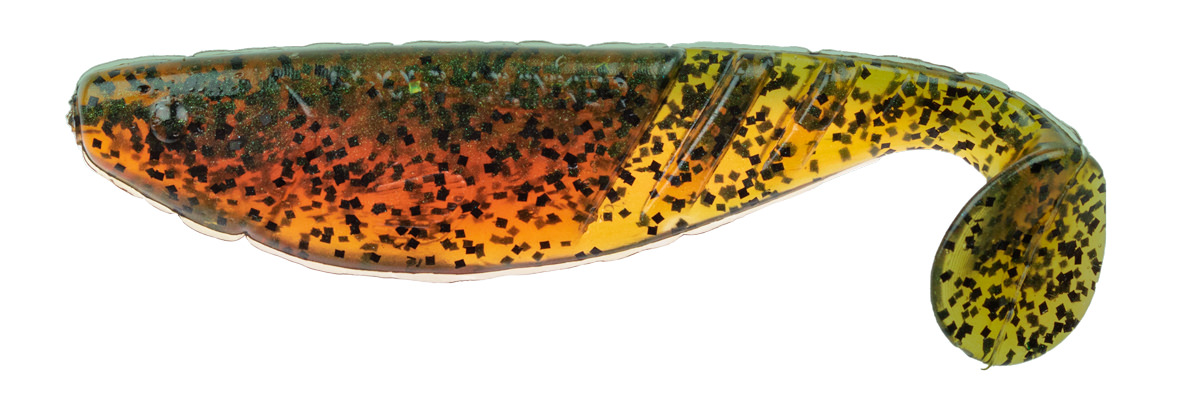 ProfiBlinker Riptor Größe D 8cm Kaulbarsch / Glanz-Effekt / 5er Pack 